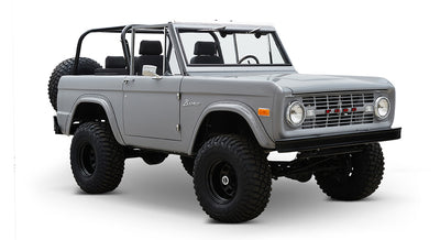Classic Ford Bronco front passenger-side view