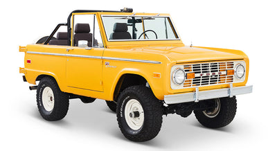 Classic Ford Bronco front passenger-side view