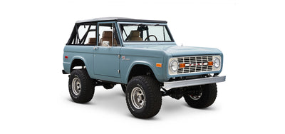 Classic Ford Bronco front passenger-side view