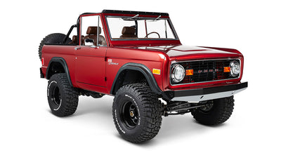 Classic Ford Bronco front passenger-side view