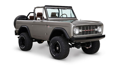 Classic Ford Bronco front passenger-side view