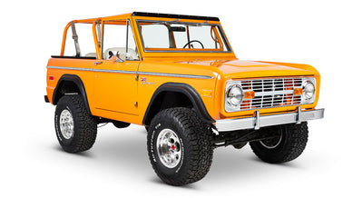 Classic Ford Bronco front passenger-side view