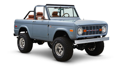 Classic Ford Bronco front passenger-side view
