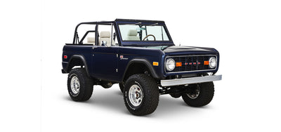 Classic Ford Bronco front passenger-side view