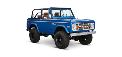 Classic Ford Bronco front passenger-side view