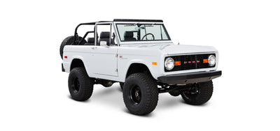 Classic Ford Bronco front passenger-side view