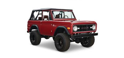 Classic Ford Bronco front passenger-side view