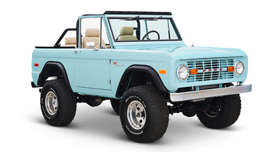 Classic Ford Bronco front passenger-side view