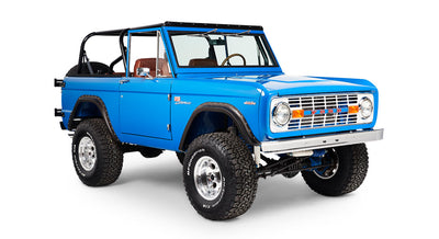 Classic Ford Bronco front passenger-side view