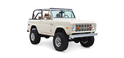 Classic Ford Bronco front passenger-side view