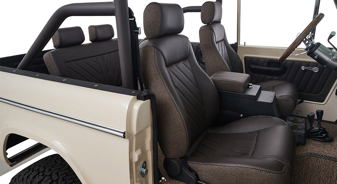 Classic Ford Bronco interior