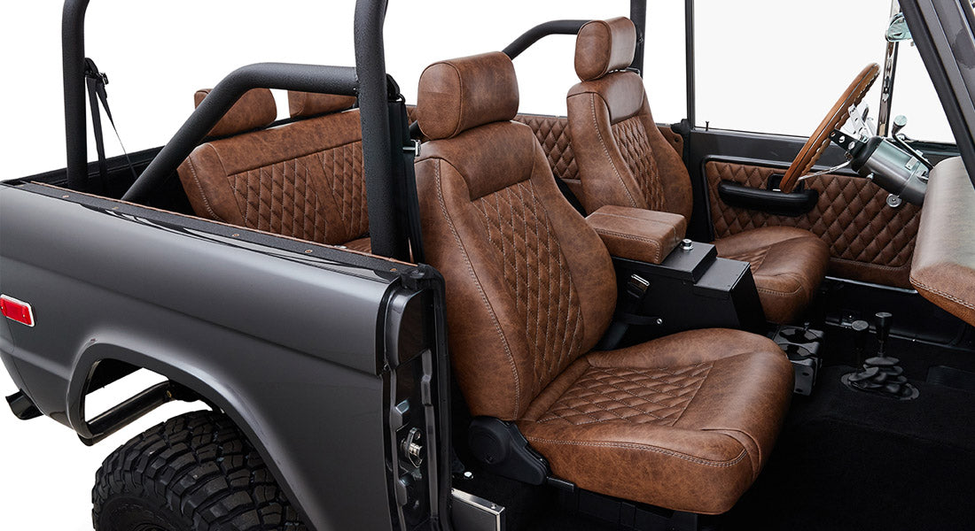 Classic Ford Bronco interior