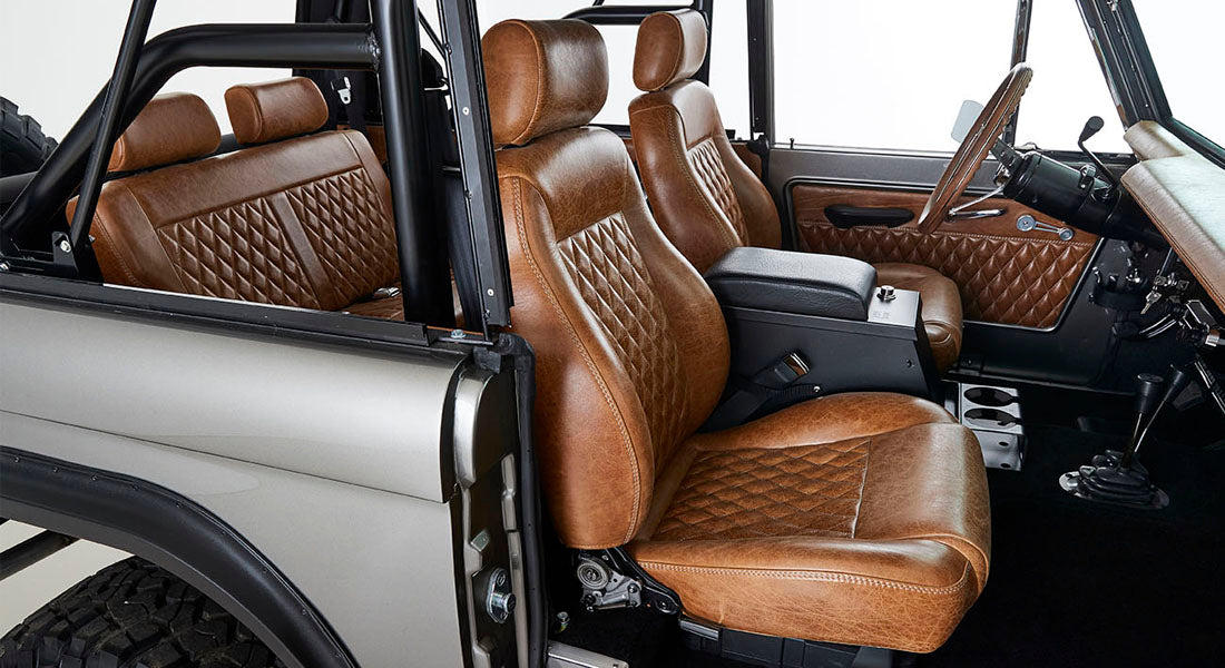 Classic Ford Bronco interior