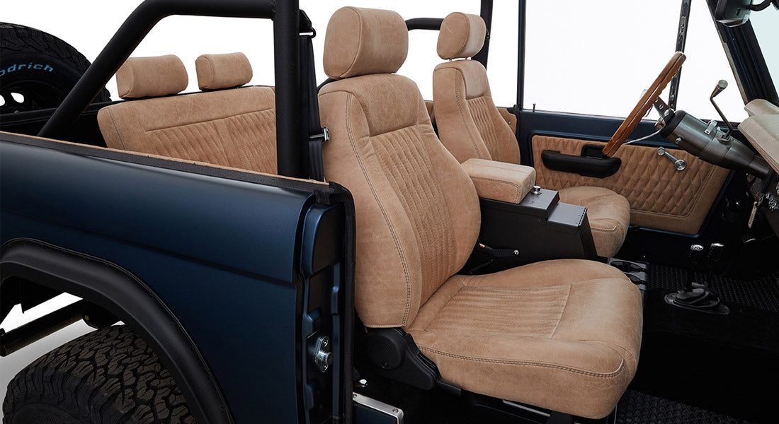 Classic Ford Bronco interior