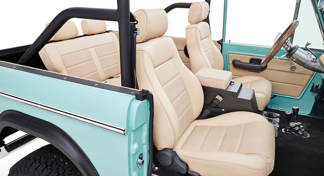 Classic Ford Bronco interior