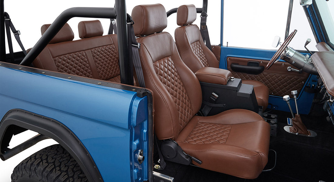 Classic Ford Bronco interior