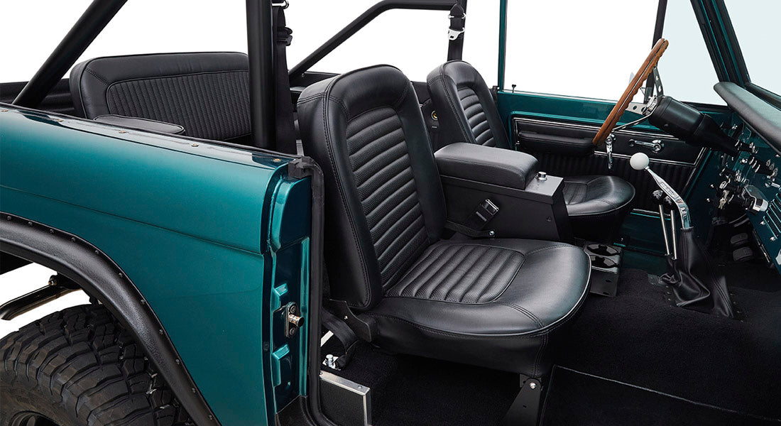 Classic Ford Bronco interior