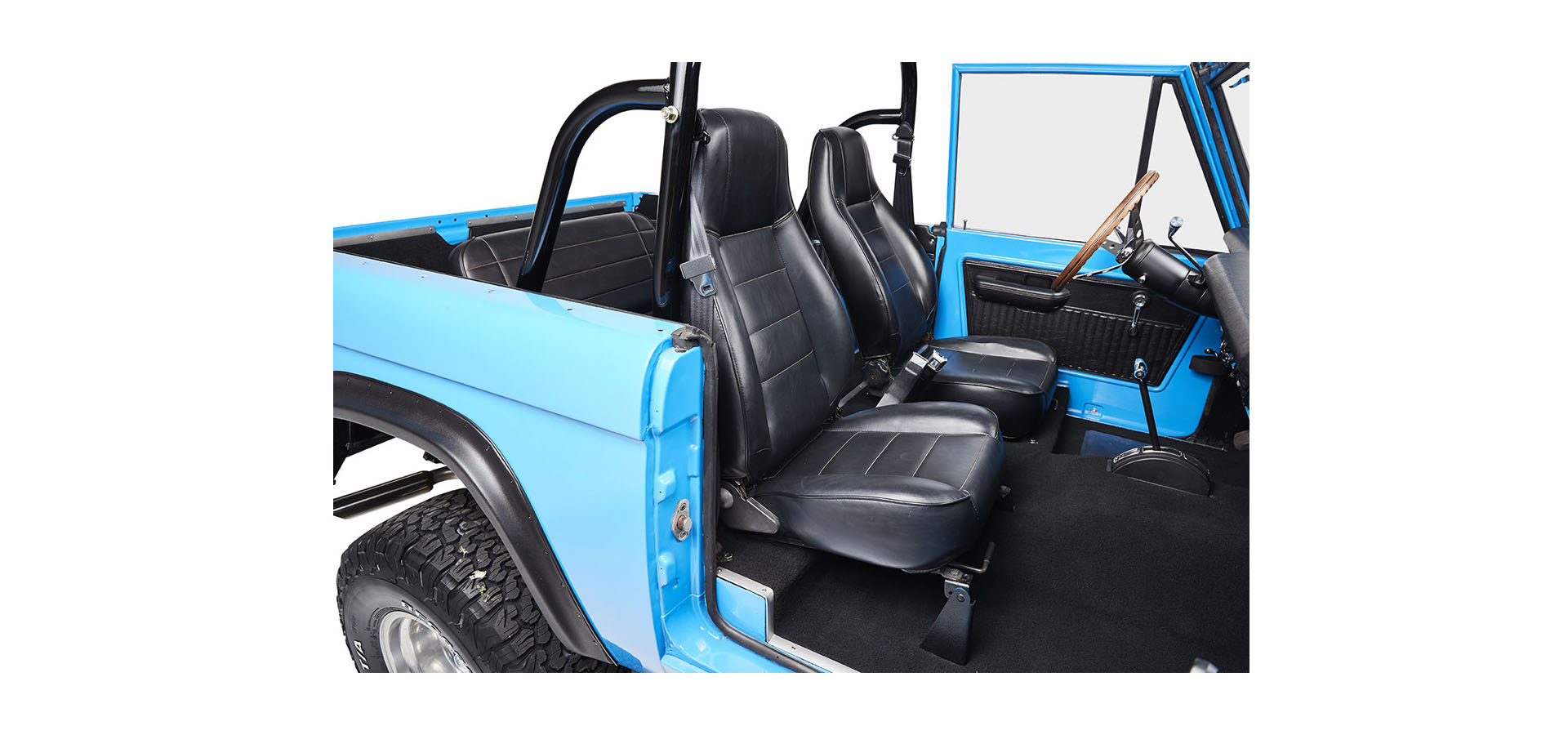 Classic Ford Bronco interior