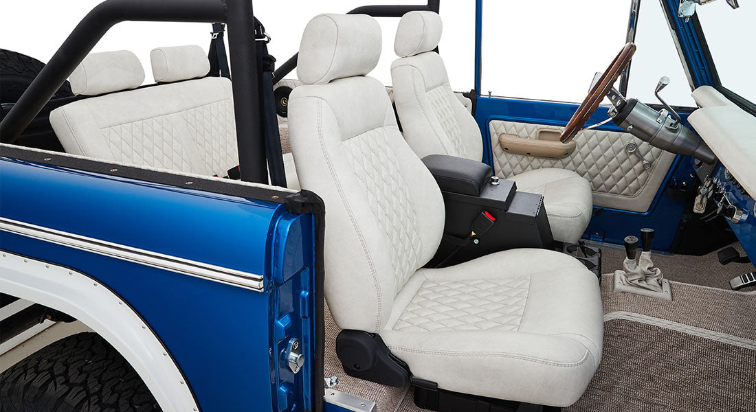 Classic Ford Bronco interior