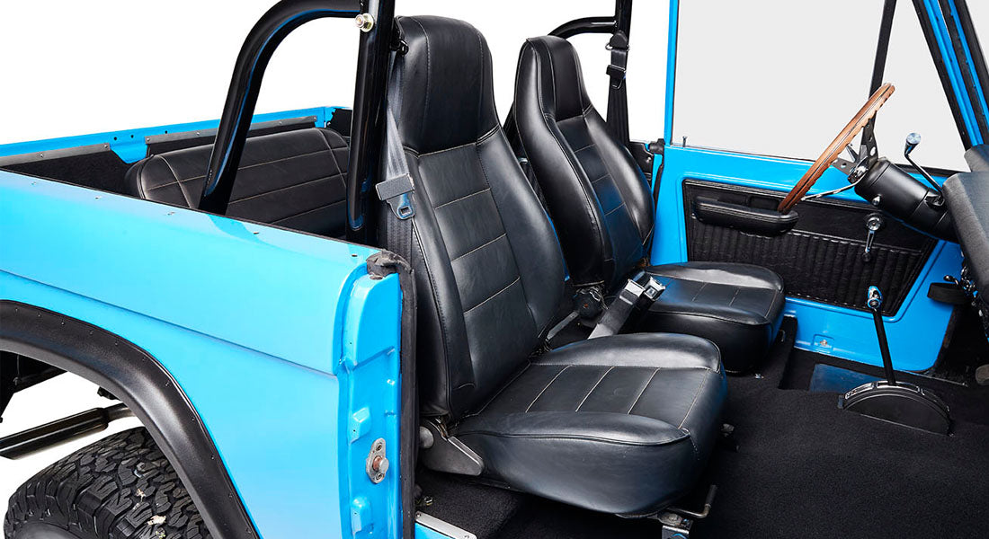 Classic Ford Bronco interior