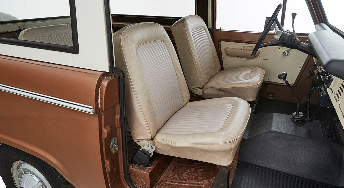 Classic Ford Bronco interior