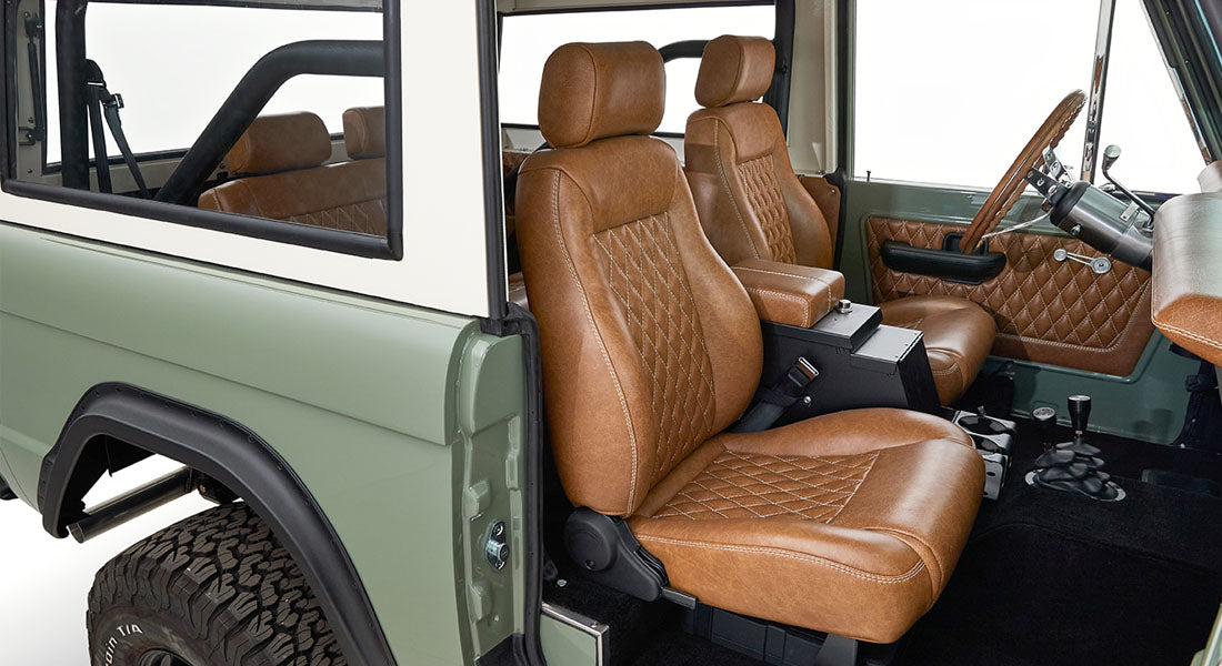 Classic Ford Bronco interior