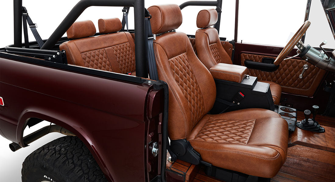 Classic Ford Bronco interior