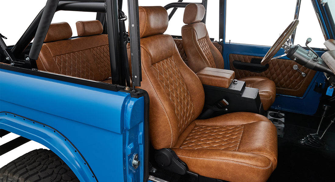 Classic Ford Bronco interior