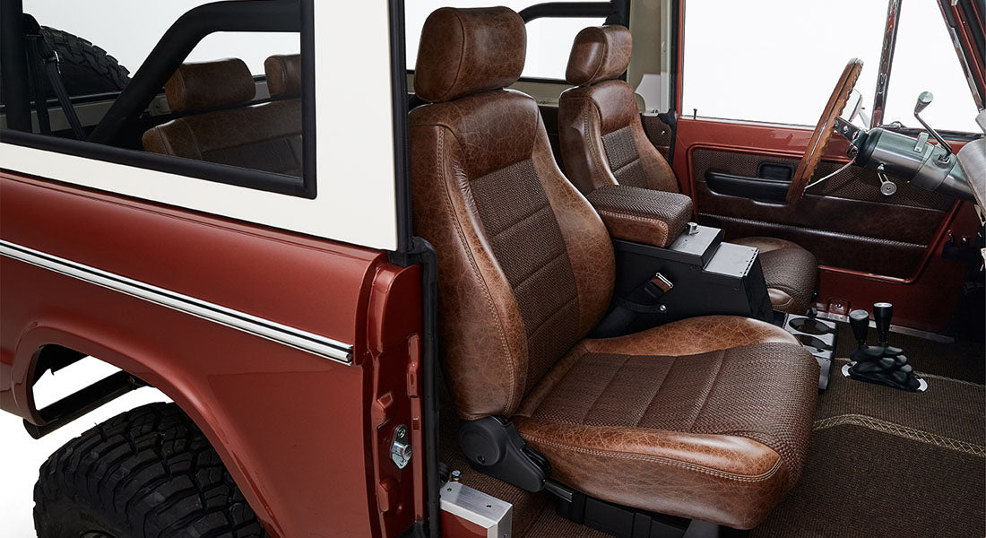 Classic Ford Bronco interior