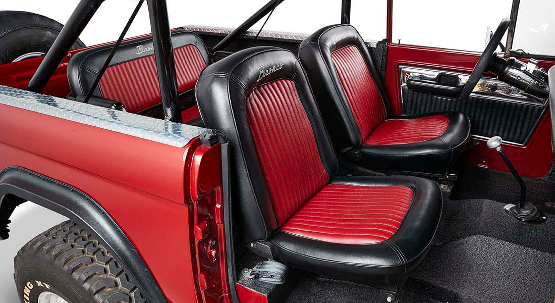 Classic Ford Bronco interior