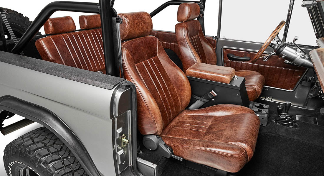 Classic Ford Bronco interior