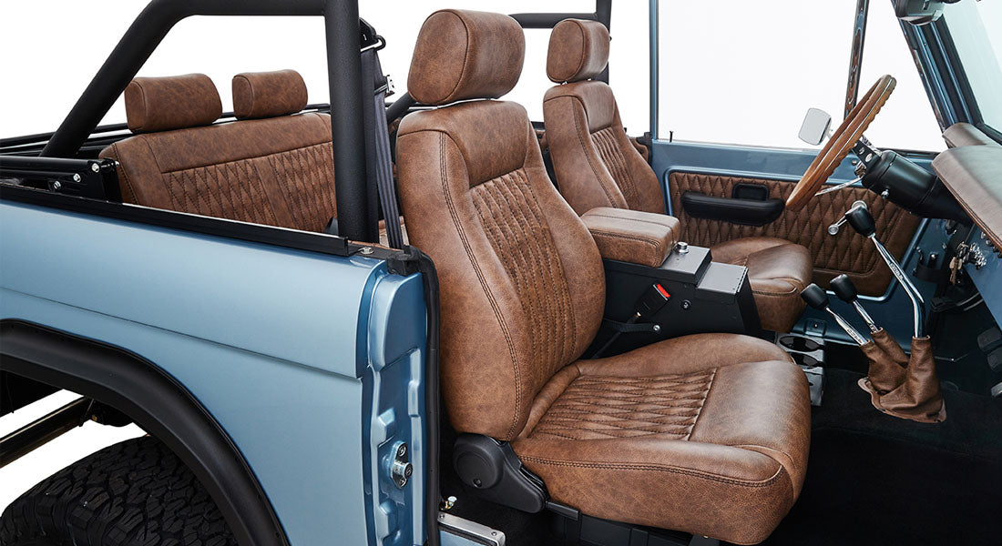 Classic Ford Bronco interior