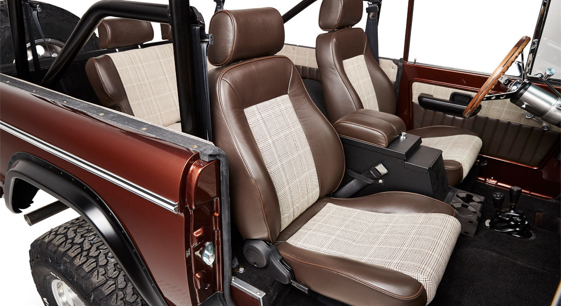 Classic Ford Bronco interior
