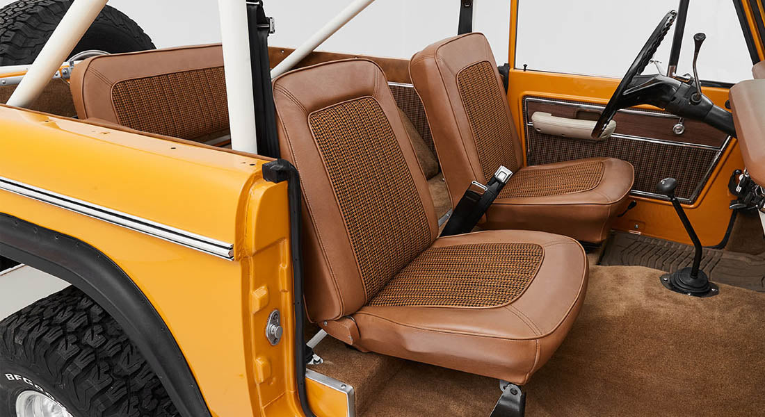 Classic Ford Bronco interior