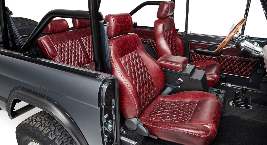 Classic Ford Bronco interior