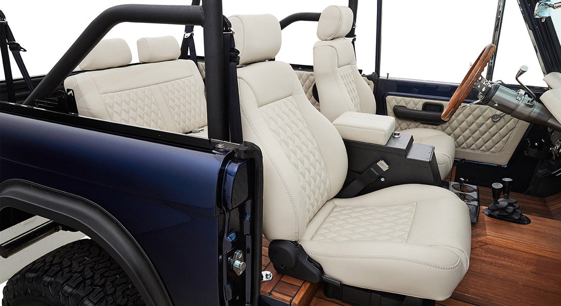 Classic Ford Bronco interior