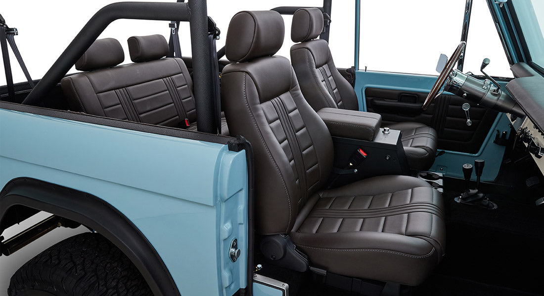 Classic Ford Bronco interior