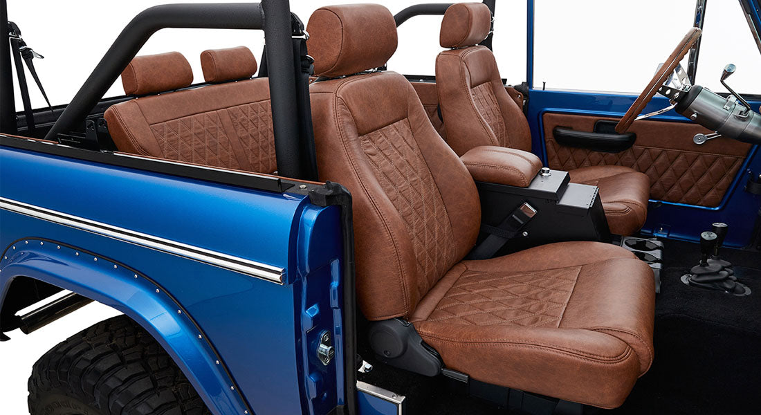 Classic Ford Bronco interior