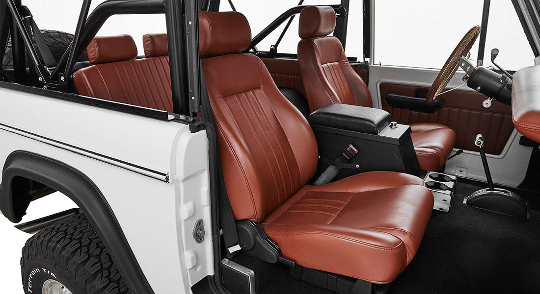 Classic Ford Bronco interior