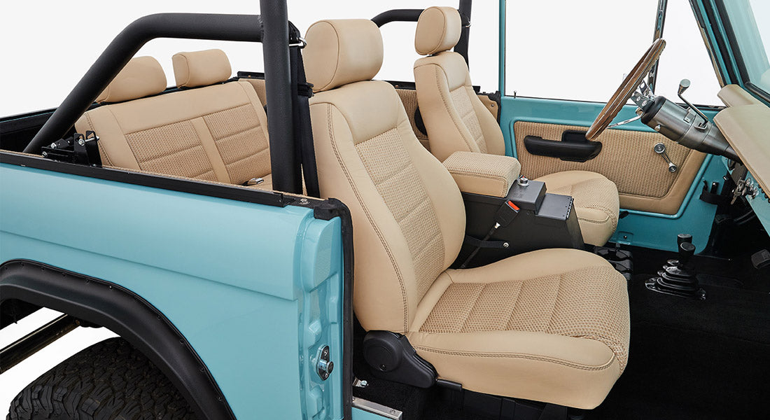 Classic Ford Bronco interior