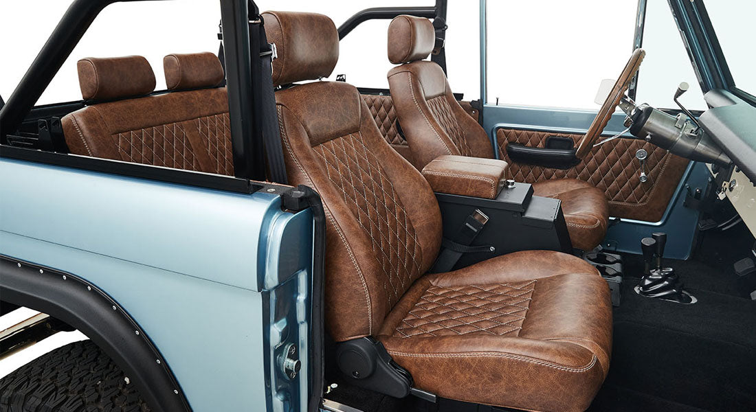 Classic Ford Bronco interior
