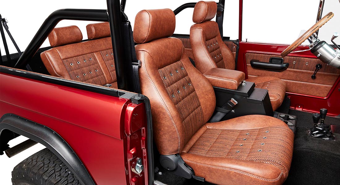 Classic Ford Bronco interior