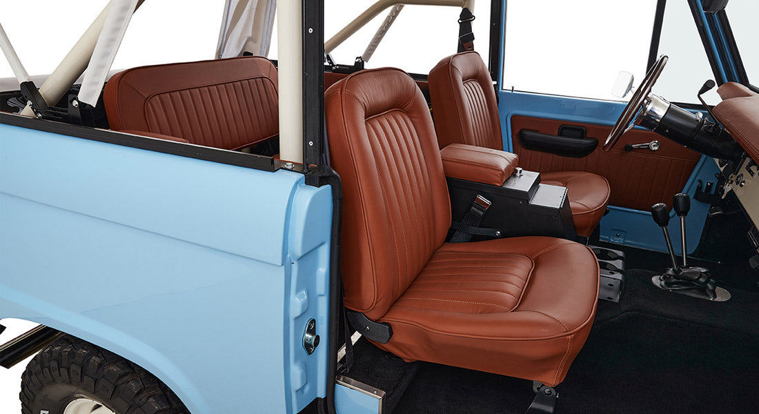Classic Ford Bronco interior