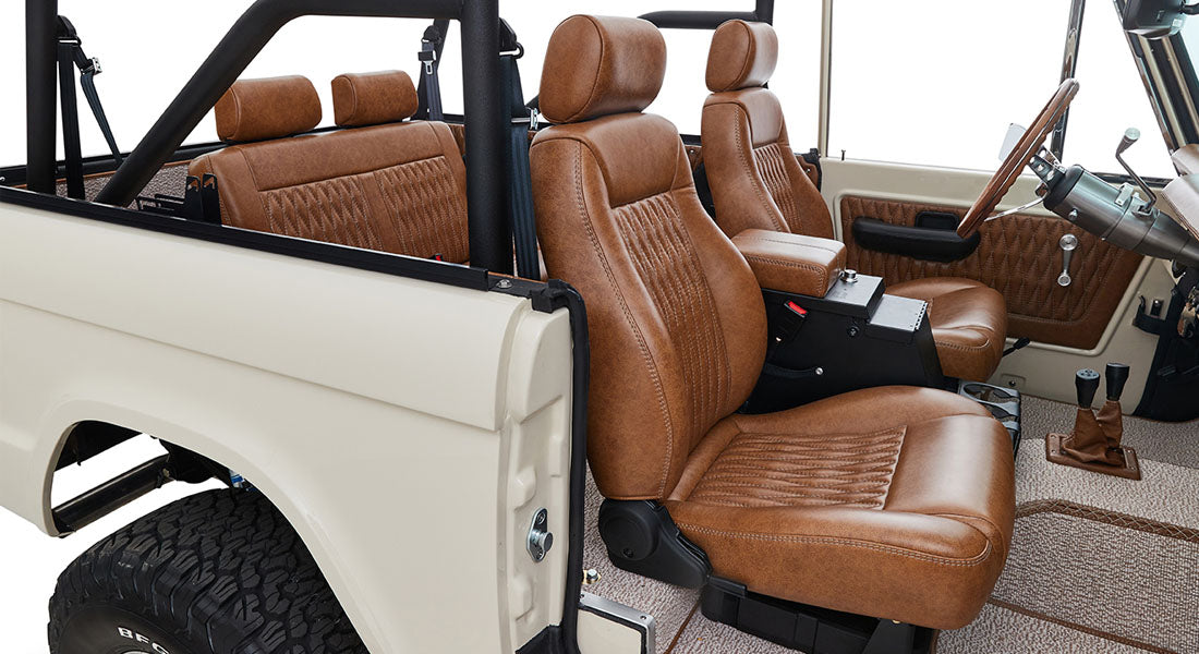 Classic Ford Bronco interior
