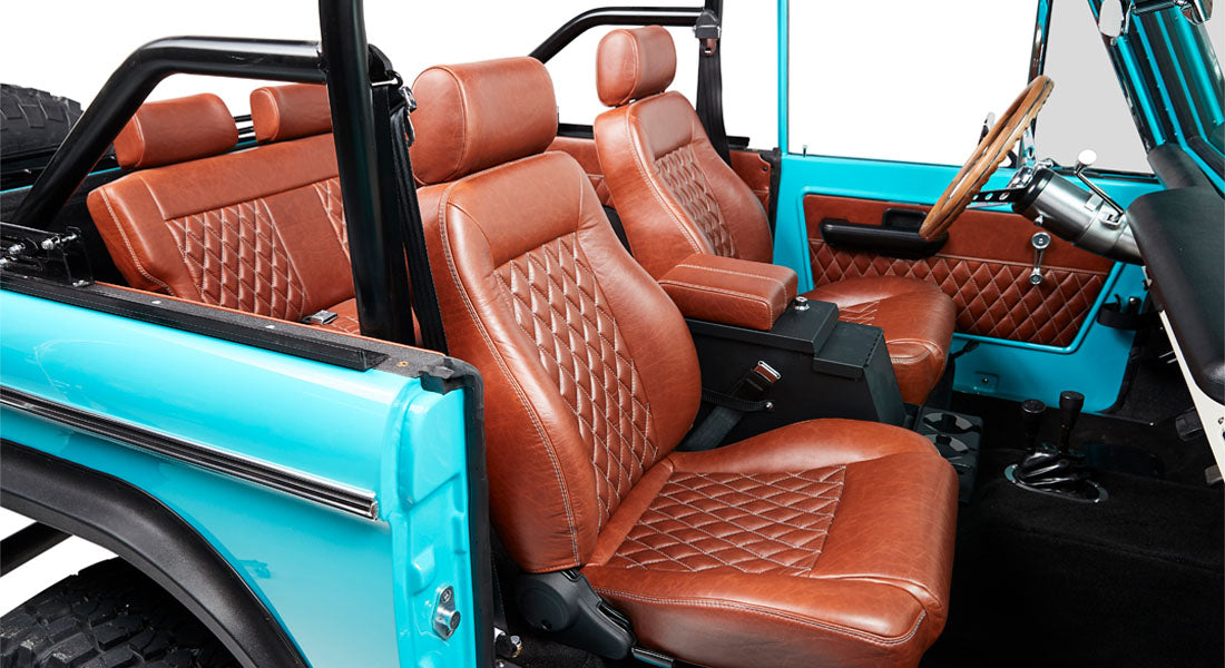 Classic Ford Bronco interior
