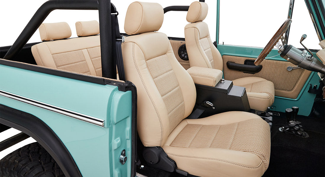Classic Ford Bronco interior