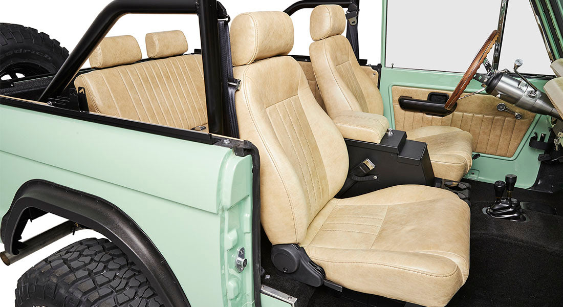 Classic Ford Bronco interior