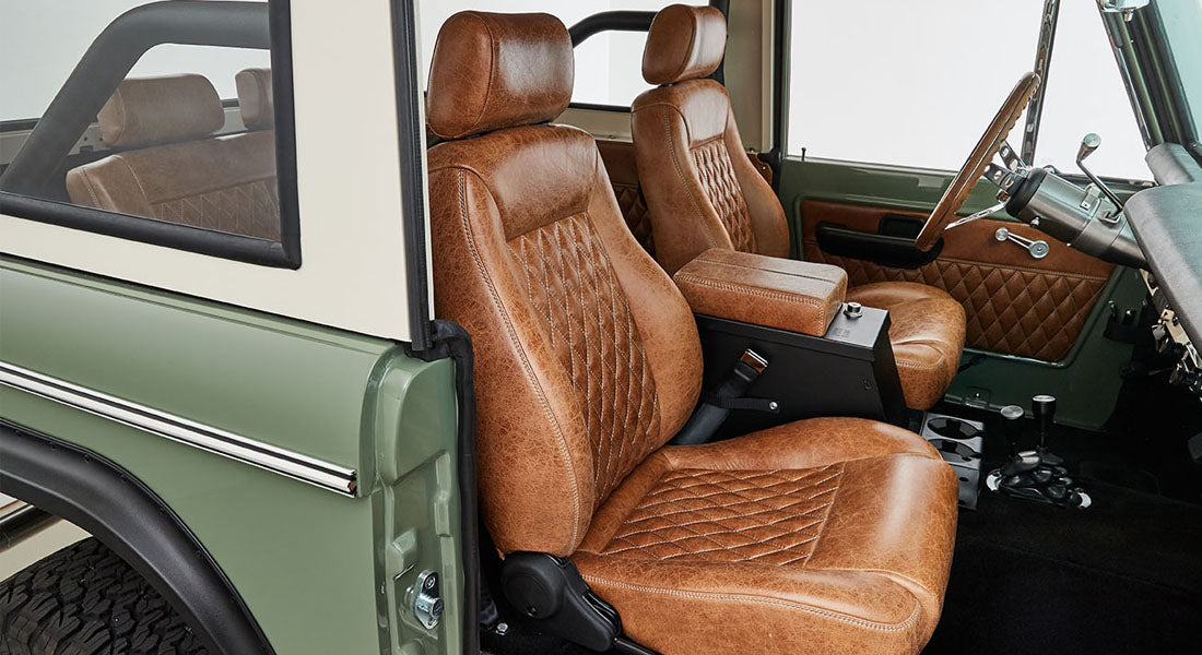 Classic Ford Bronco interior