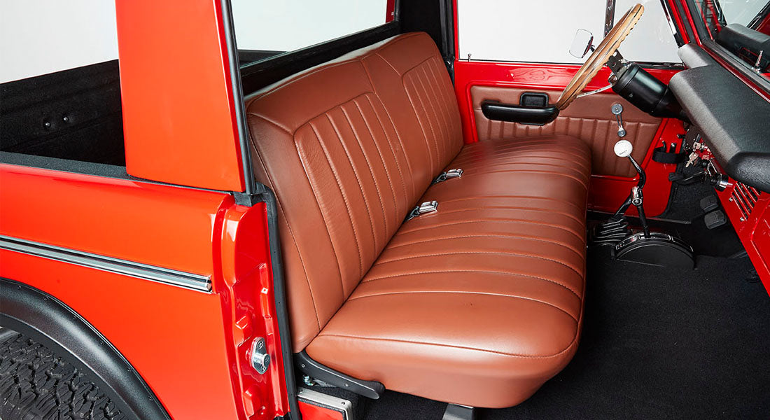 Classic Ford Bronco interior