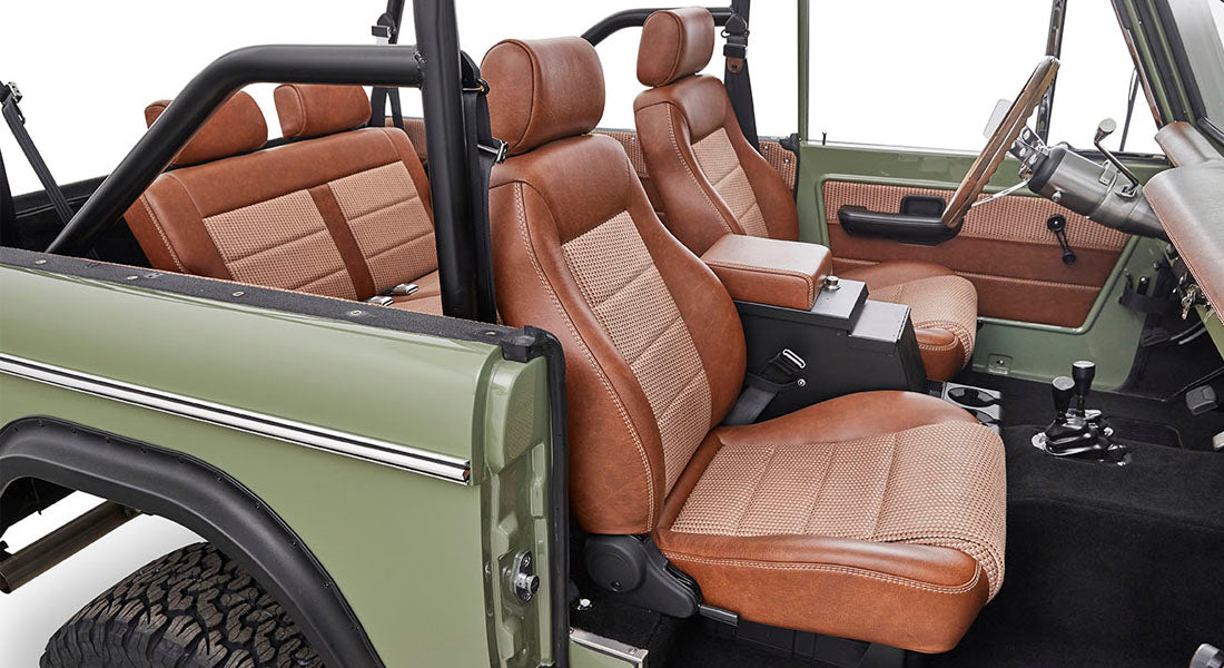 Classic Ford Bronco interior